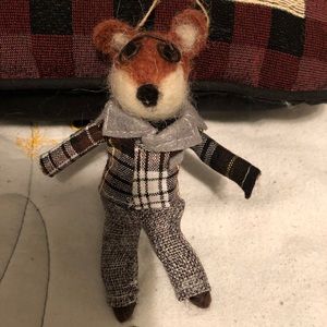 Felt Fox Ornament